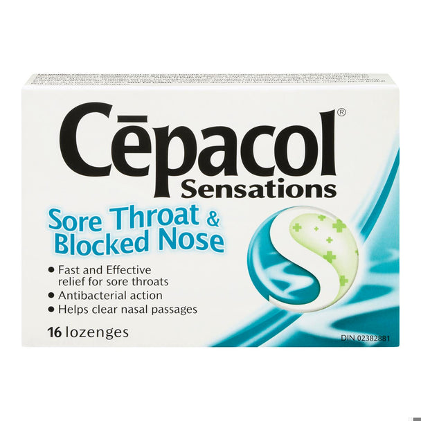 An image of CEPACOL SORE THROAT BLK 16 by Towngate Pharmacy